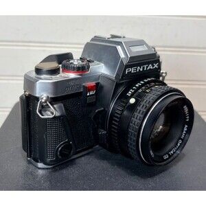 Pentax Program Plus 35mm SLR Film Camera with 50mm f2 Prime Lens - Tested